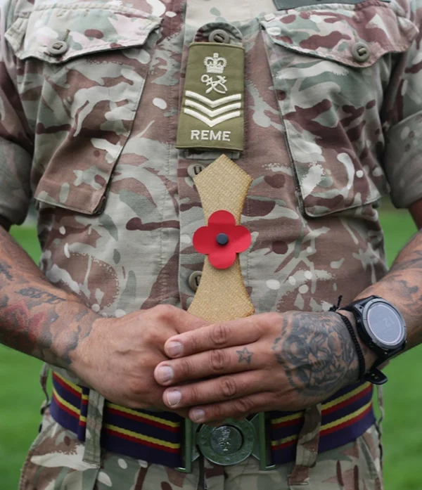 Khanda Poppy Remembrance Stake