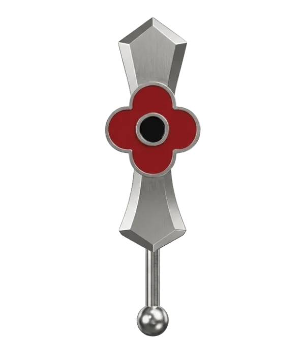 Khanda Poppy Pin Badge